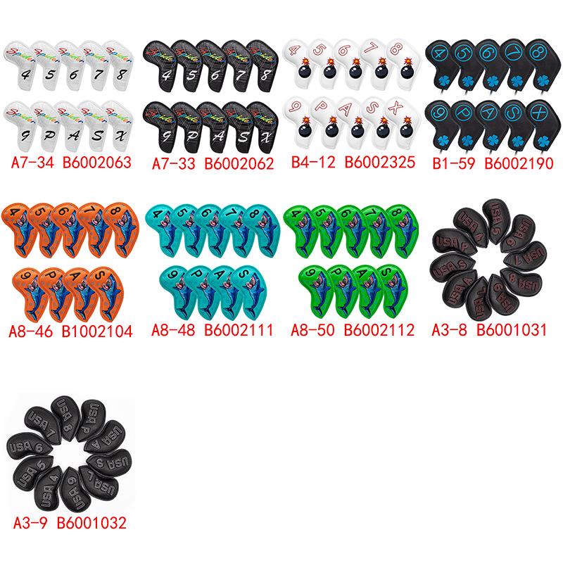 Golf Iron Headcovers - Assorted Styles