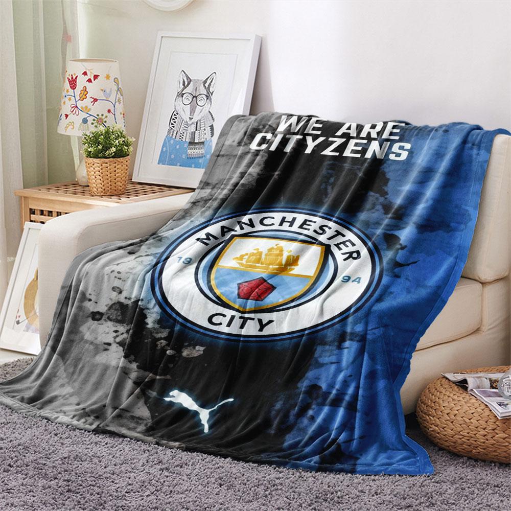 Coole MCFC Drucke Decke, Hohe Qualität, Bequem für Alle Jahreszeiten, Heimdekoration, Wärme und Komfort