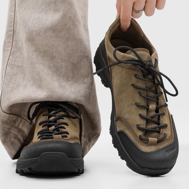 Functional Wear-Resistant Running Shoes Sports And Leisure Shoes New Men'S Shoes Outdoor Flat-Soled Walking Shoes Hiking Shoes