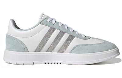 Neo Gradas Abrasion Resistant Low Top Skateboard Shoes Women's White Blue FX9123