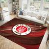Fulham Football Design Crystal Velvet Carpet Cozy Non?Slip Printed Rug For Bedroom Living Room Entrance