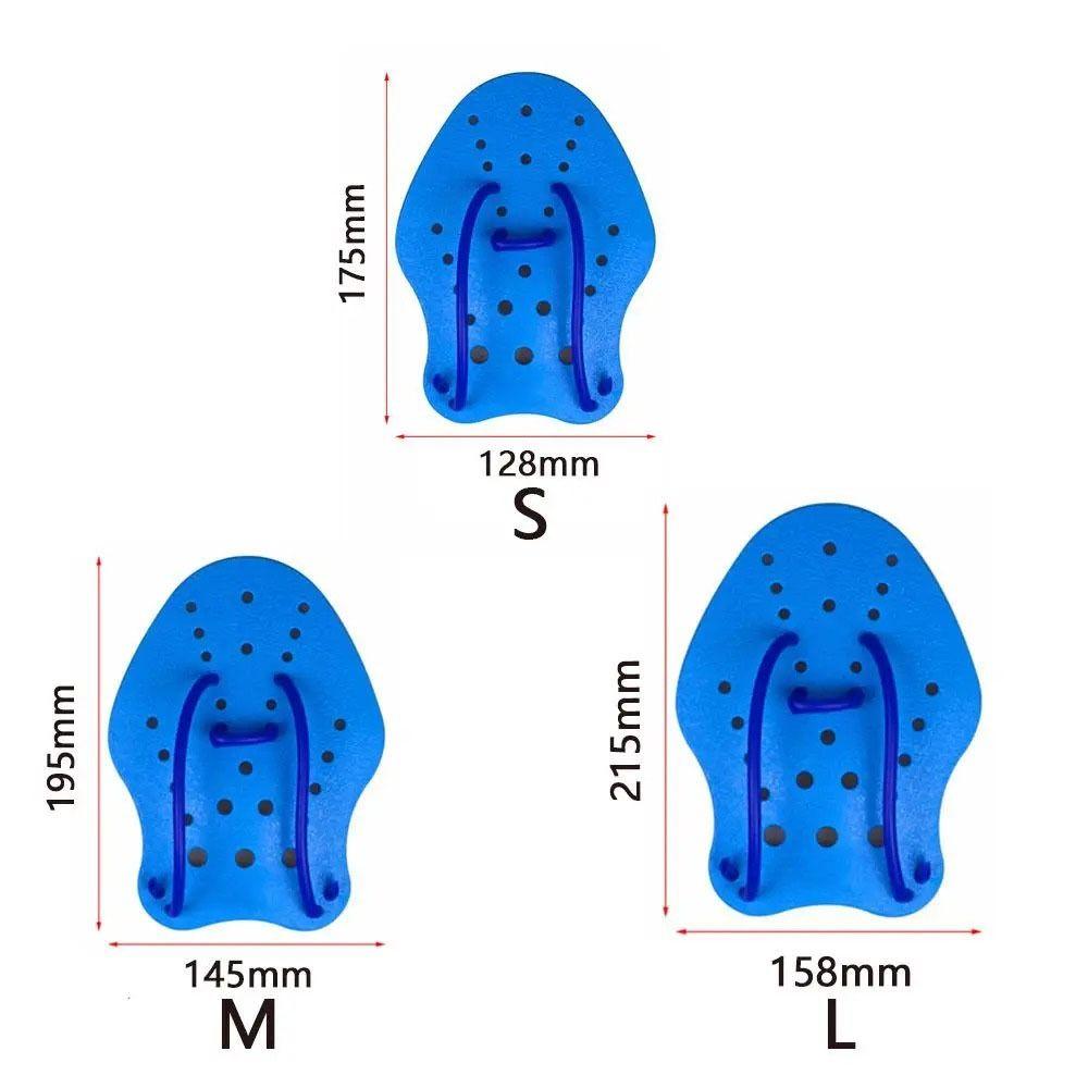 PVC Diving Gloves Flexible Kids Swim Paddles Lightweight Swimming Hand Paddles  Men