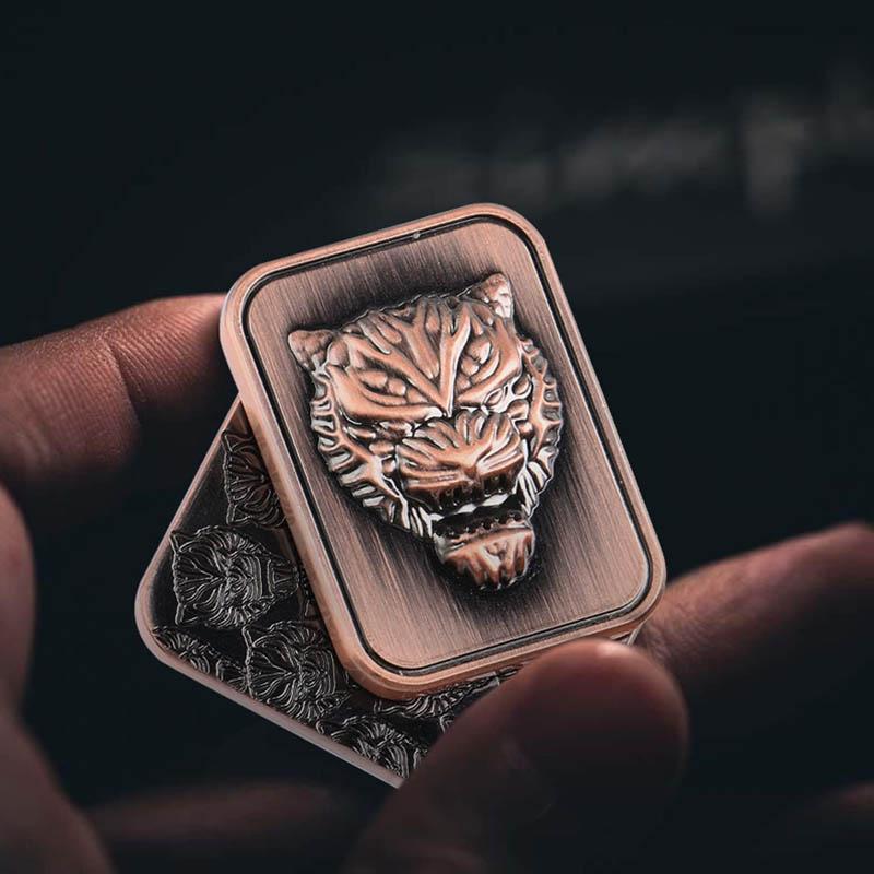 

Fidgeting Toys For Adults Metal Haptic Slider Edc Magnetic Latest Tiger Head Stress Stress Relief Toys Cool Stuff For Men