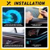 Car Interior LED Decor Atmosphere Wire Light Strip Bar Lamp Ice Blue 5M USB Line