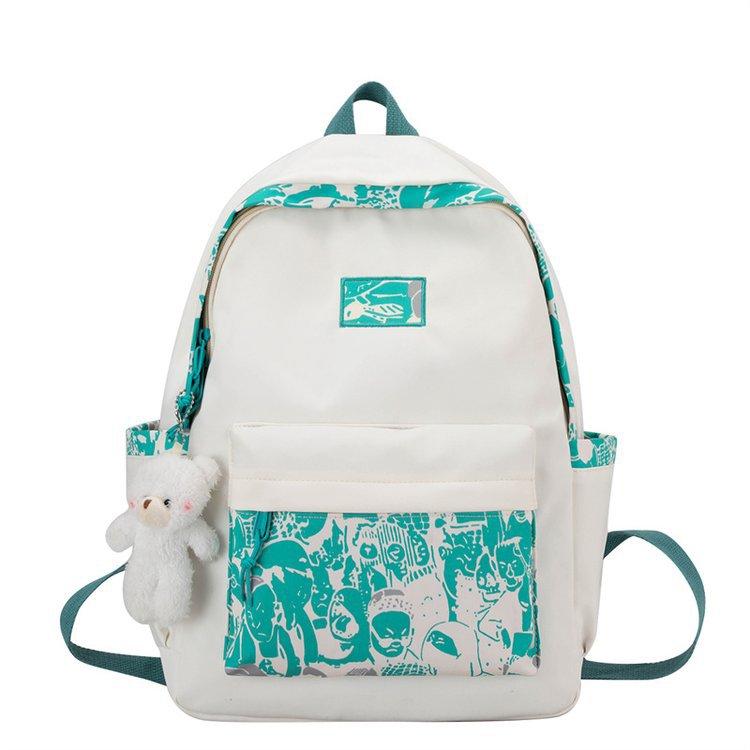 Schoolbag New Japanese Trend Simple ins Mori Versatile Large Capacity School Bag Female Junior High School High School Student Backpack