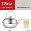 Large Capacity Stainless Steel Teapot - Ideal for Hotels, Restaurants, or Outdoor Use