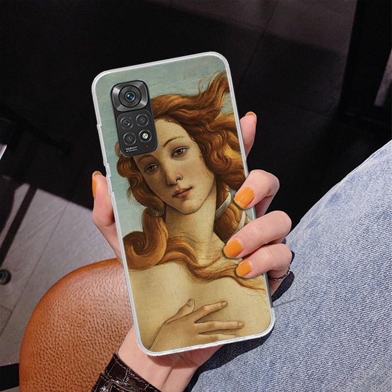 

Paint Art Renaissance Phone Case For Xiaomi Redmi Note 15 14 13 12S 12 11 Pro Plus 14S 11S 11E 10 10S 11T 5G Personalized Cover Note 13 Pro Plus