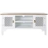 Meuble TV - HOME DECOR - Dkd Home Decor - Blanc - Bois - 120 X 45 X 57 Cm