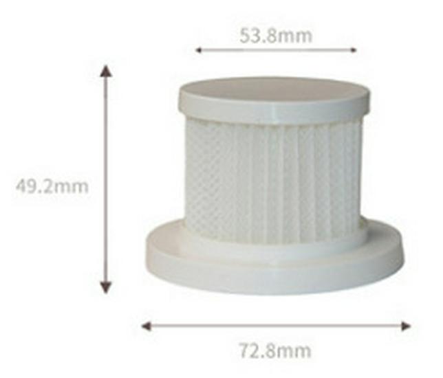 Wireless Handheld Car Vacuum Cleaner Accessory Set with HEPA Filter Screen and Universal Filter Element