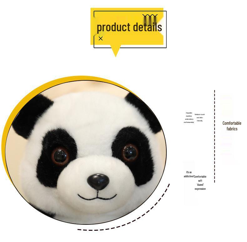 Big Foot Animal Plush Toy - Cute Panda, Koala, Fox & Raccoon Doll Collection