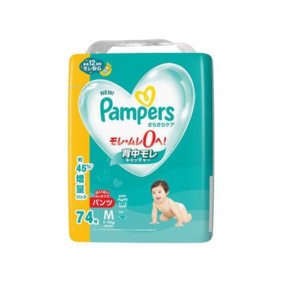 P&G P&G Japan Pampers Soft Care Plenka M (Kalhoty) Balení 74 kusů