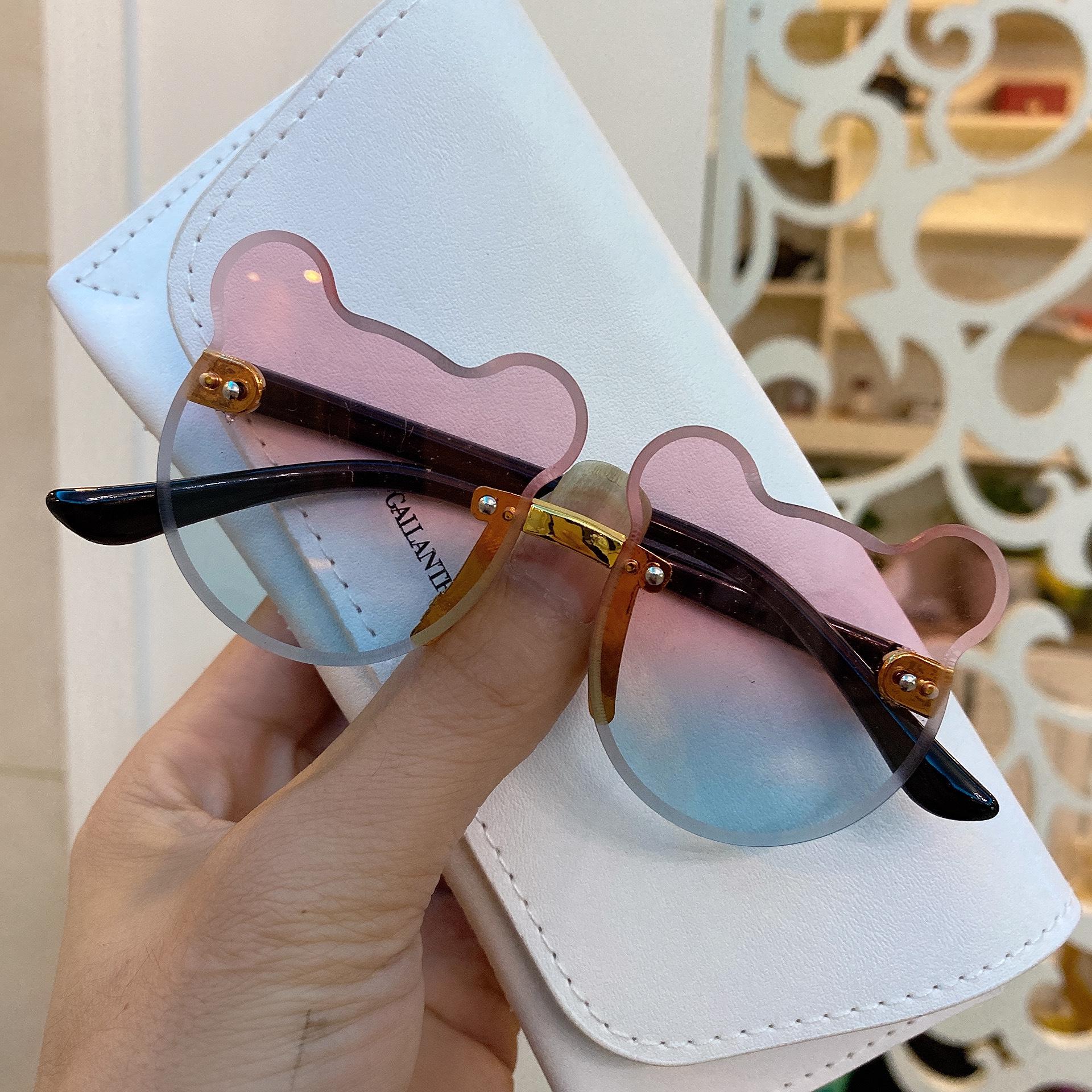 Korean Style Cute Baby Bear Sunglasses for Kids - UV Protection