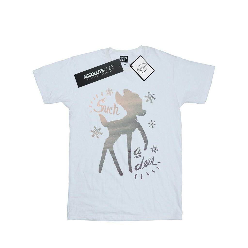 Disney Herren Bambi Winter Hirsch T-Shirt