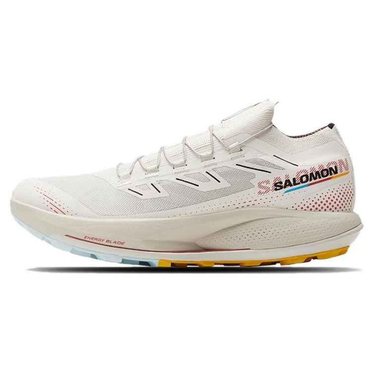 Salomon Pulsar Trail Pro 2 Outdoor Sports Fabric Shock Absorption Non-Slip Low-Top Running Shoes Men sneaker White 472096