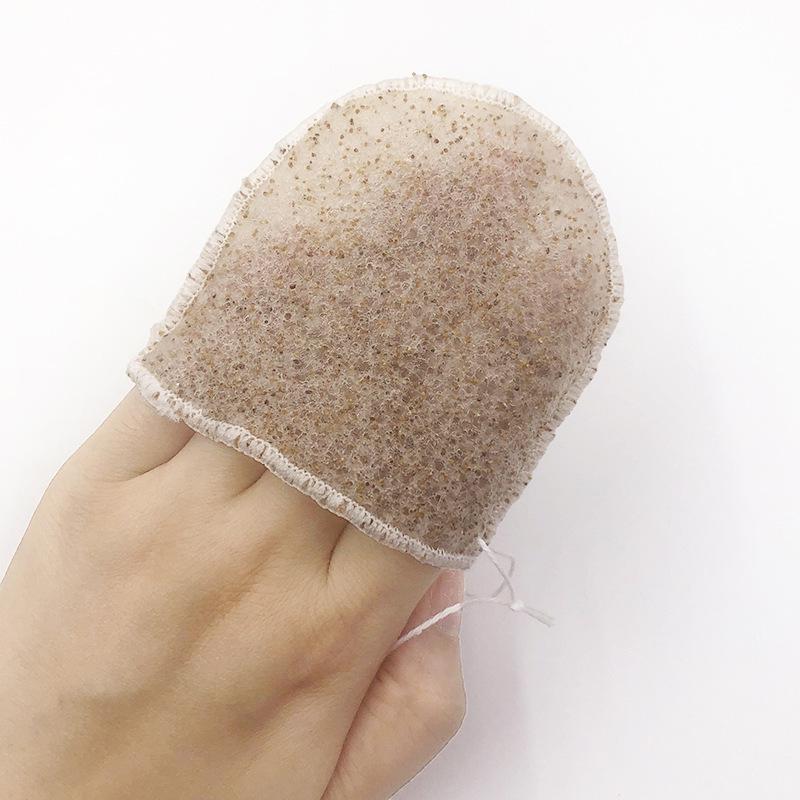 

Konjac Cleansing Glove: Makeup Remover & Exfoliating Face Wash Puff Towel