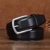 Vegetable Tanned First Layer Cowhide Men's Genuine Leather Belt Men's Casual Retro Pin Buckle Belt