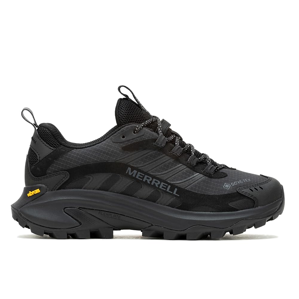 Merrell MOAB SPEED 2 Hiking Triple Size 2E GORE-TEX Shoes, Women's, Black, 24.5 cm,
