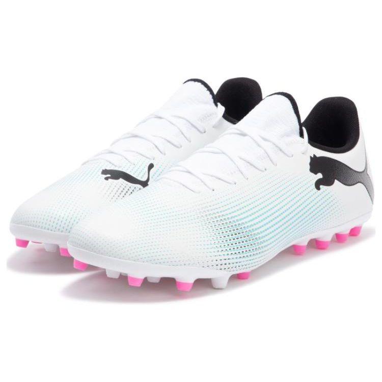 Puma Future 7 Play Comfortable Simple Mg (Rubber Short Studs) Synthetic Leather Shock Absorbing Lightweight Soccer Shoes Men Soccer Shoes 107725-01