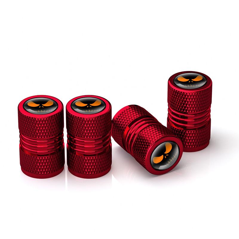 

4 Pieces/set 3D Metal Car Tire Valve Caps Halloween Eye Decoration Accessories Car Styling Car Accessories Wheel Hub Valve Stem