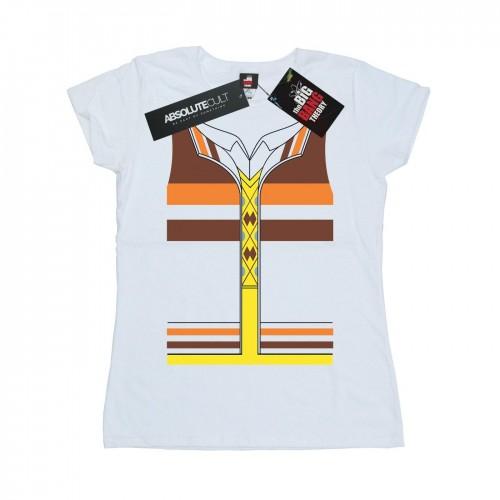 

Big Bang Theory Womens/Ladies Raj Koothrappali Costume Cotton T-Shirt XXL білий