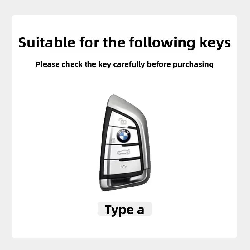 Car Key Case Cover Fob Keyring For BMW F30 F11 X3 F25 Serie 1 E39 X4 G20 X5 G05 F40 X6 F44 216 X1 G30 320i Car Styling CW4