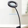 Y5GD 10X Desk Lamp with Light LED Magnifier Desk Lamp with Clamp Close