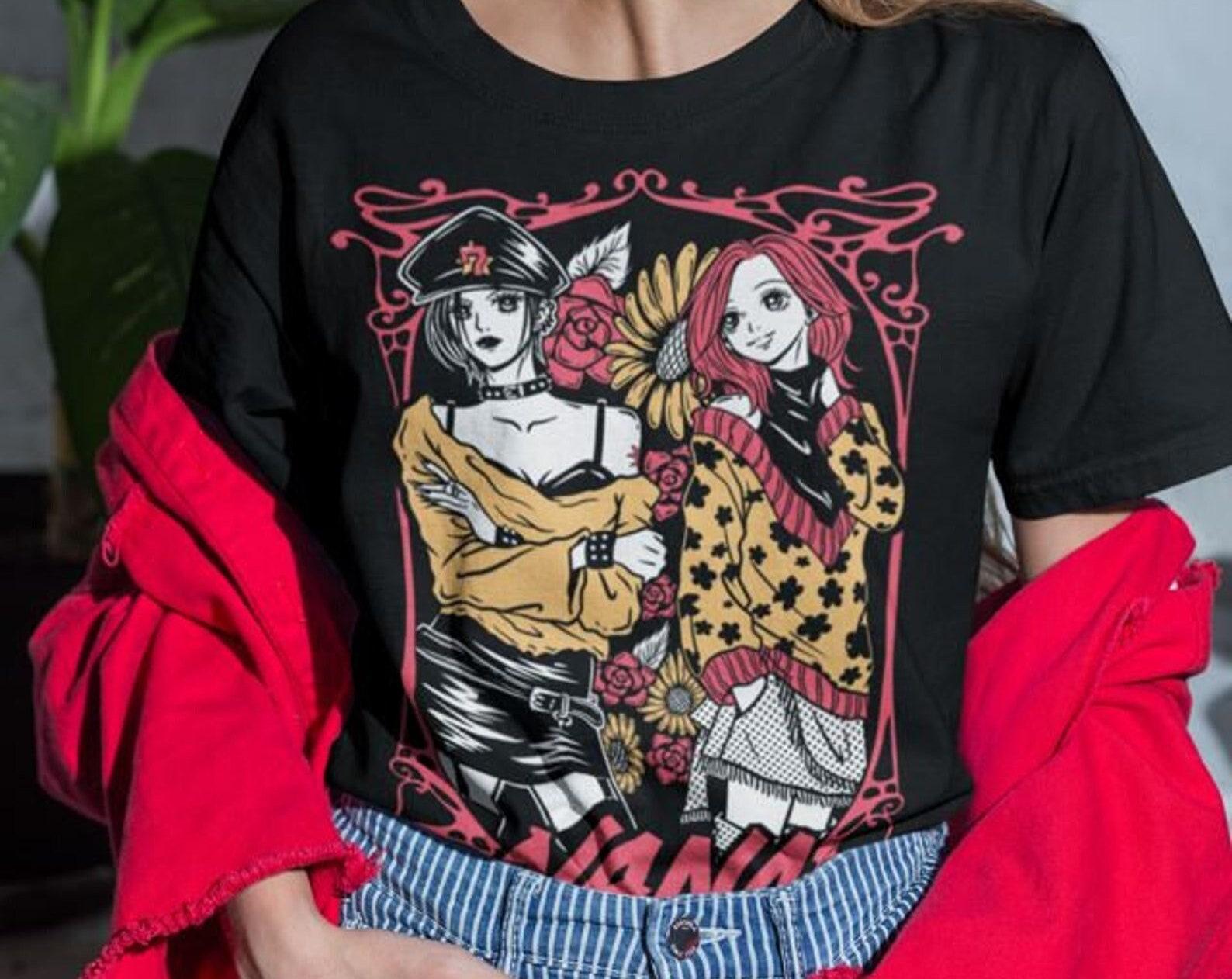 Nana & Hachi Anime Merch | Nana Anime Shirt | Nana Osaki Manga L