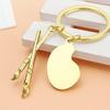 Palette & Paintbrush Keychain Pendant Creative Art Theme Keychain Portable Keychain