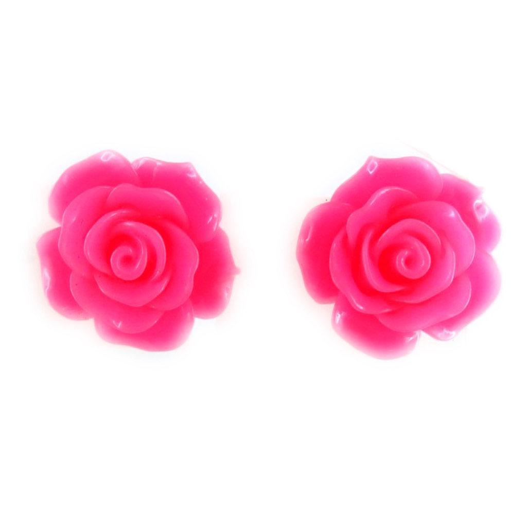 Les Trésors De Lily [L1892] - Pink 'Rosa Romantica' Designer Earrings