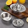 Manual Juicer Lemon Orange Squeezer Portable Hand Press Stainless Steel Citrus Juicer for Home Kitchen