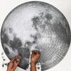 Starry Sky Space Traveler 1000-Piece Puzzle: Earth, Moon, Rainbow