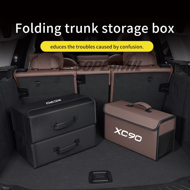 Volvo XC40 XC60 XC70 XC90 V40 V50 V60 V70 V90 S40 S60 S80 S90 C70 Car Trunk Storage Box Organizer Foldable Stowing Tidying Bag