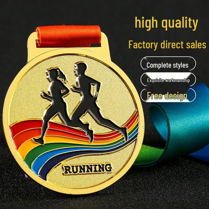 Creative Gold Foil Medal for School Sports Meet Size TB-613337281433