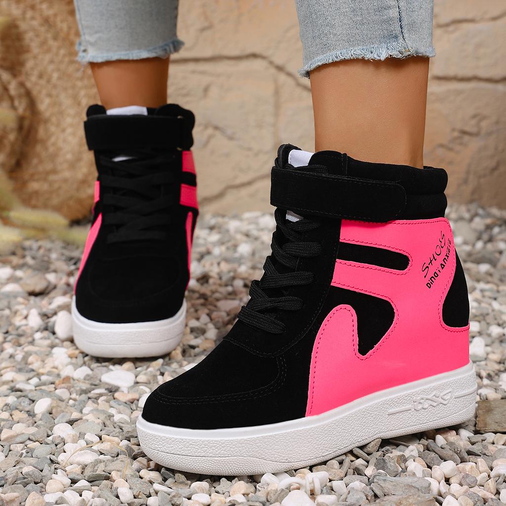 Women Sneakers 2025 New Korean Fashion Shoes Thick Bottom Increased Inner Heel Sneakers Women Casual Designer Shoes for Women