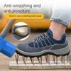 Labor Insurance Shoes Men's Low-top Work Labor Insurance Shoes, Anti-smashing, Anti-puncture and Breathable Safety Shoes