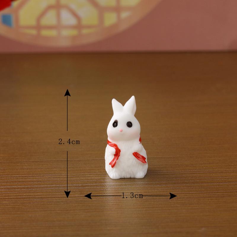 

Микроландшафтные украшения Милые животные Заяц середины осени Очаровательный кролик Садоводство Праздник середины осени Лунный пряник Смола No. 1