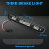 3Rd Third Brake Light For 1992 1993 1994 1995 1996 1997 Ford F150 F250 F350 Bronco High Mount Stop Light Assembly LED Smoked Cargo Lamp Accessories