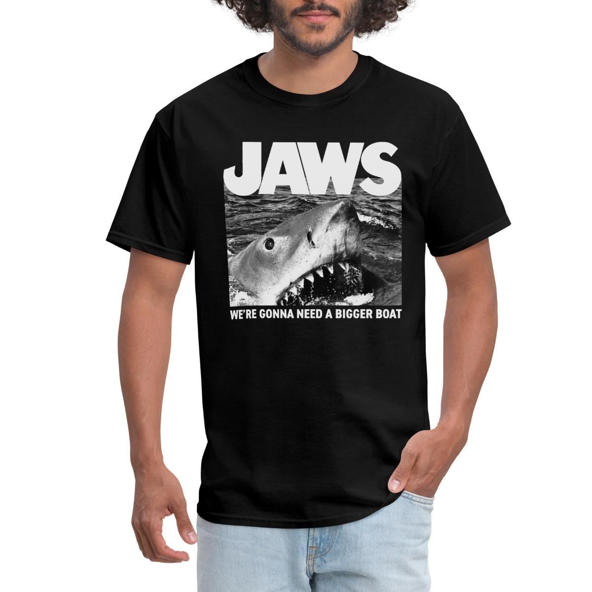 Jaws We re Gonna Need A Bigger Boat Quote Men s T-Shirt XXXL