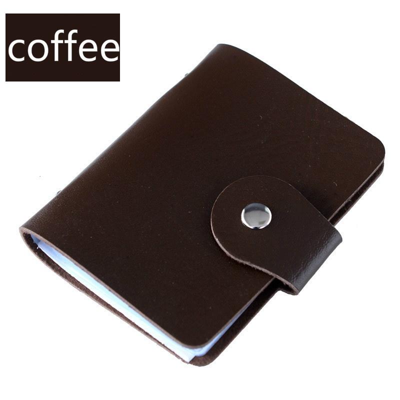 

Men and Women Fashion Solid Color Bus Card Sets кавовий