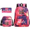 Katseye Kpop Girl Group Print Travel Backpack Laptop School Bag Set of 3, Unisex Large Capacity Daypack