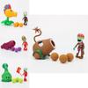 Pvz Plantas Vs Zombis Lanzaguisantes Figura de Acción de PVC Decoración de Madera de Pascua Para Niños