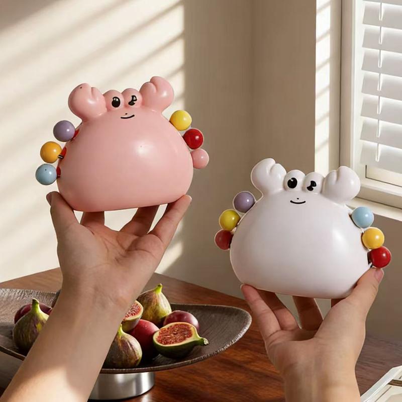 Miniso Cute Crab Fruit Fork Set Home Living Room and Kitchen Desktop Decoration Ornament Fruit Tools Gift