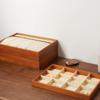 Woodten Jewelry Wooden Jewelry Storage Tray for Suitable for Fashion and Long Chains P05301 Tray, 13-Grid Bracelets, High-End Bracelets, Pendants,
