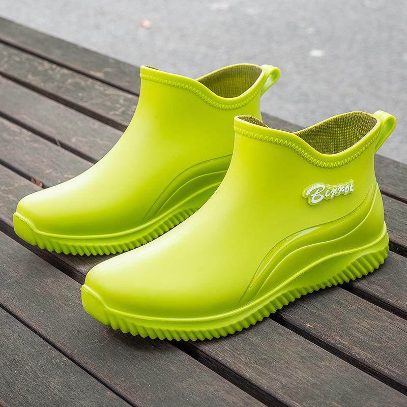 Stylish Unisex Short Rain Boots - Waterproof, Non-Slip, Lightweight Sports Fashion, Korean Design