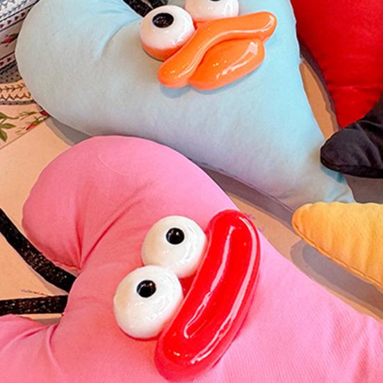 Large Mouth Cartoon Doll Keychain With Lanyard Bag Hanging Decoration