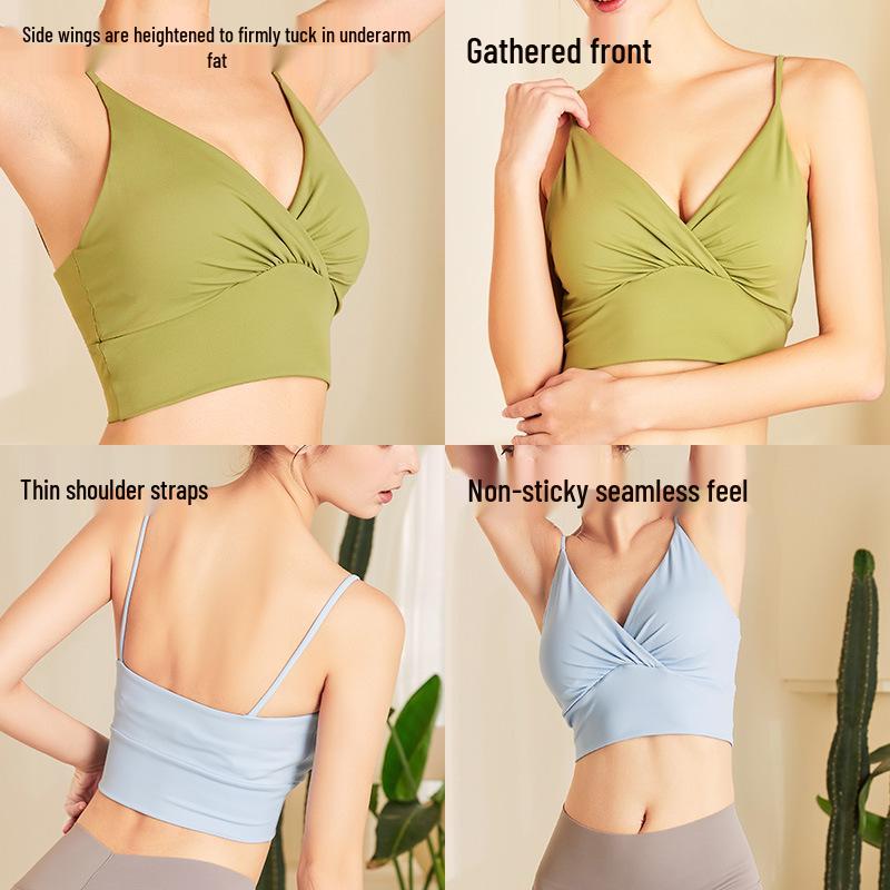 Cross-Border Chest Pad Yoga Camisole: Sexy, Quick-Dry, Shockproof Fitness Vest for Women