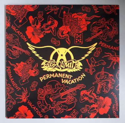LP Record AEROSMITH  Permanent Vacation RedBlack Marbl B002518201COLOR GEFFEN 2019 US Rock