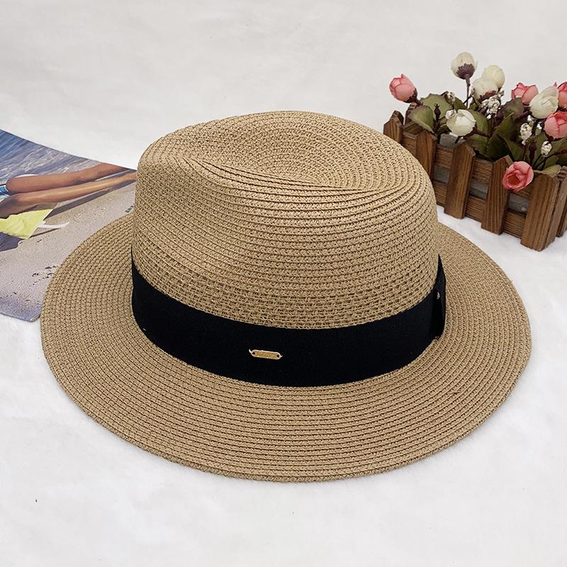 

Новая соломенная шляпа-цилиндр из Панамы, шляпа от солнца, защита от солнца, пляжная шляпа, летняя джазовая шляпа, модная, для мужчин и женщин adjustable
