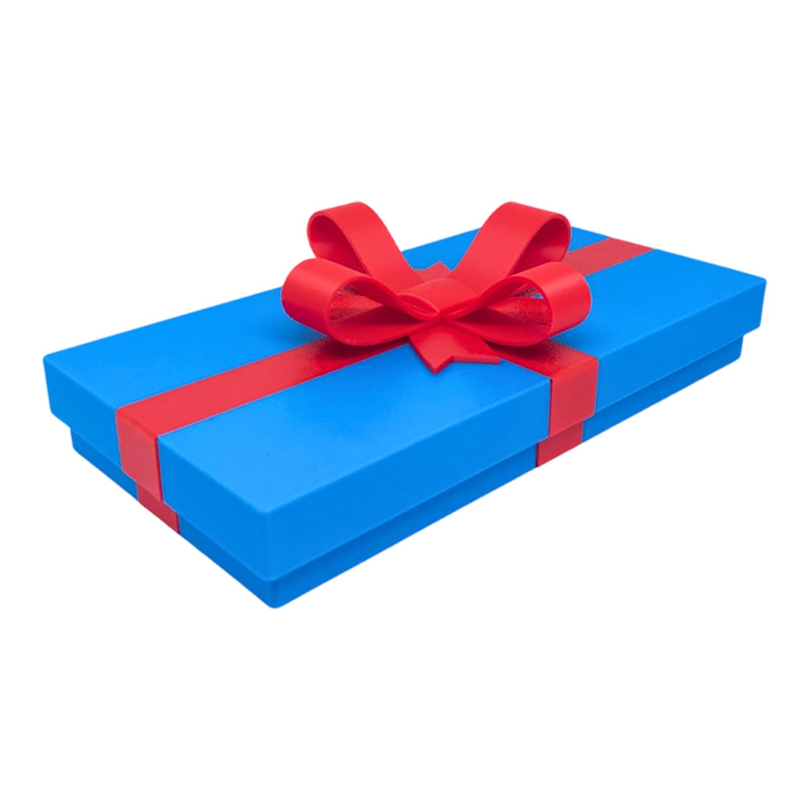 

3D Printed Slim Lockable Gift Box One Size синій