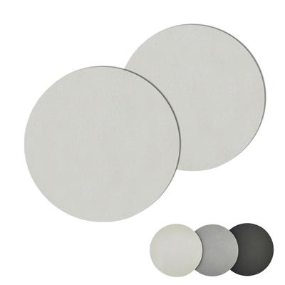 Diatomaceous Earth Absorbent Set of with Antibacterial Silver Ion Lace Japanese-made Coasters, 2, Soft, (Old Design, Round)